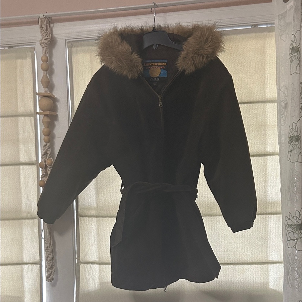 Wilson Adventure Bound Dark Brown Quilted Jacket Label